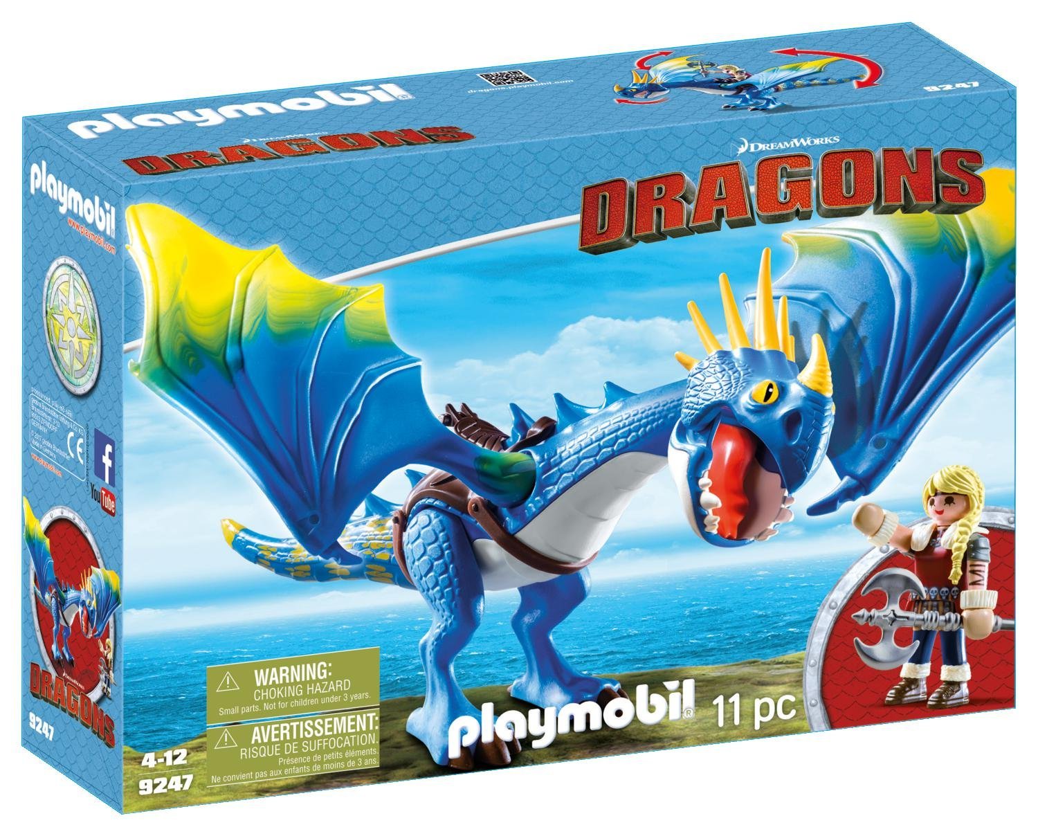 Playmobil - Dragons - Astrid et Tempête
