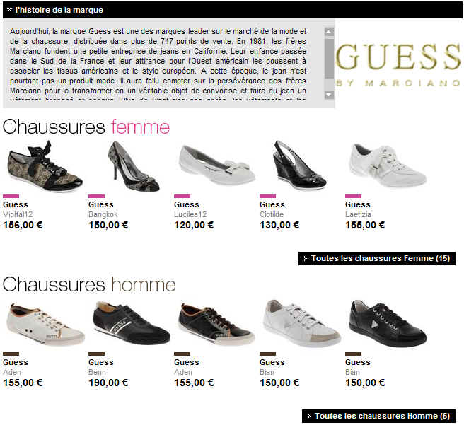 Chaussures Guess
