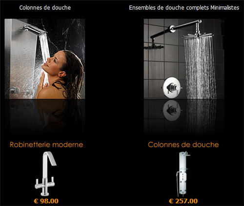 Hudsonreed.com robinetterie douche promotion