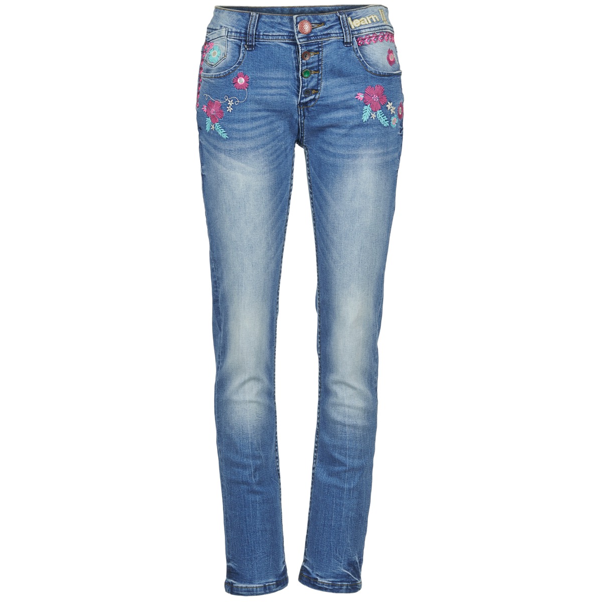 Jeans droit Desigual ELOIJE Bleu medium 