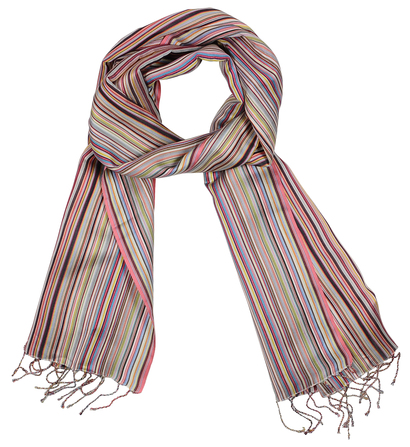Etole multi stripe silk scarf Paul Smith Multicolore