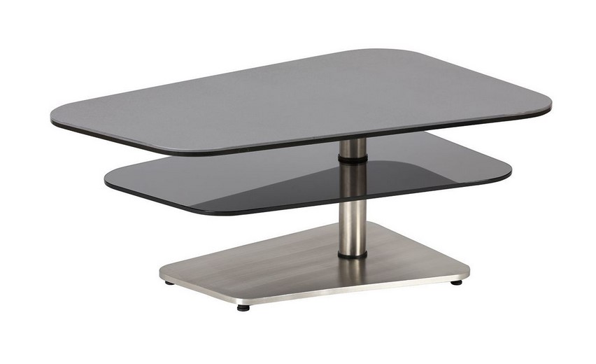 Altobuy Typhaine Table Basse Moderne Gris