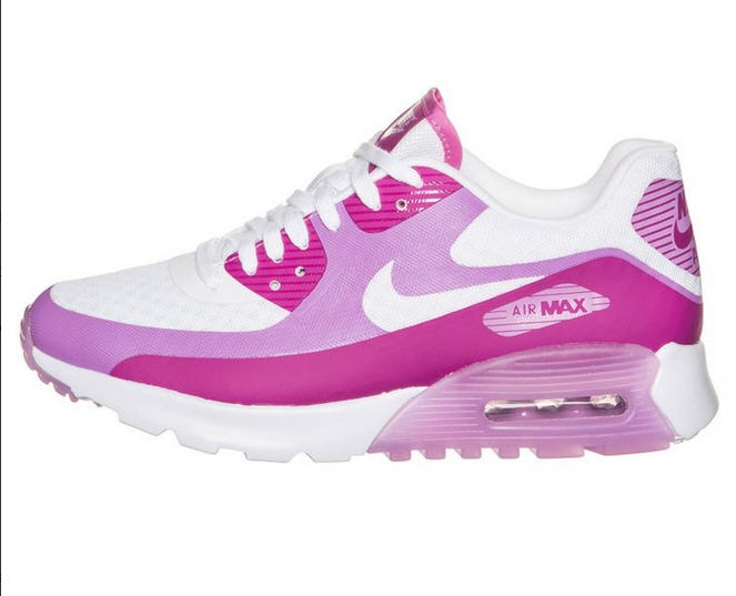 Nike Sportswear AIR MAX 90 ULTRA BREATHE Baskets basses white/pink/purple