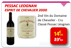 Pessac Leognan Esprit du Chevalier 2000