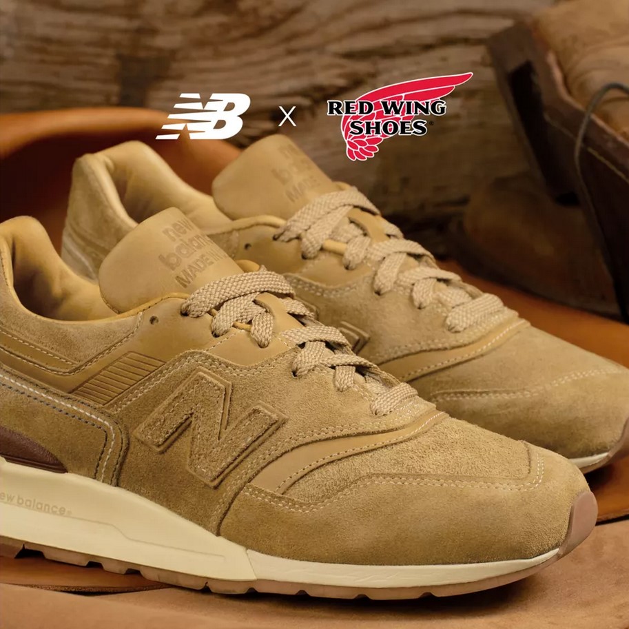 Red Wing x New Balance Made in US 997 pas cher - Baskets Homme New ...