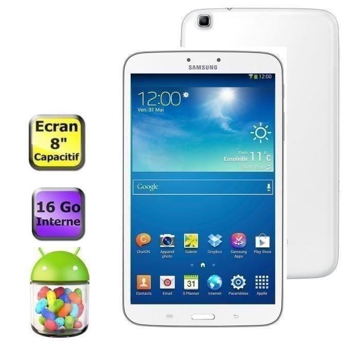 Samsung Galaxy Tab 3 8" Blanche 16Go