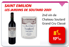 Saint Emilion Les Jardins de Souard 2001