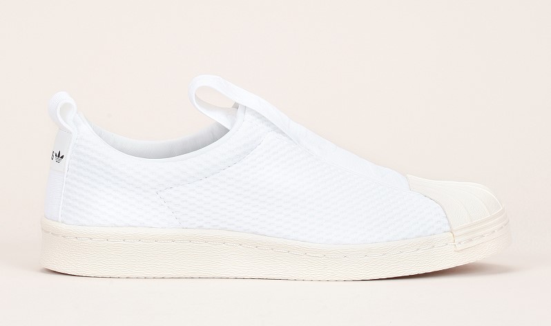 Adidas Originals Superstar Slip-on multi-matières blanc - Monshowroom