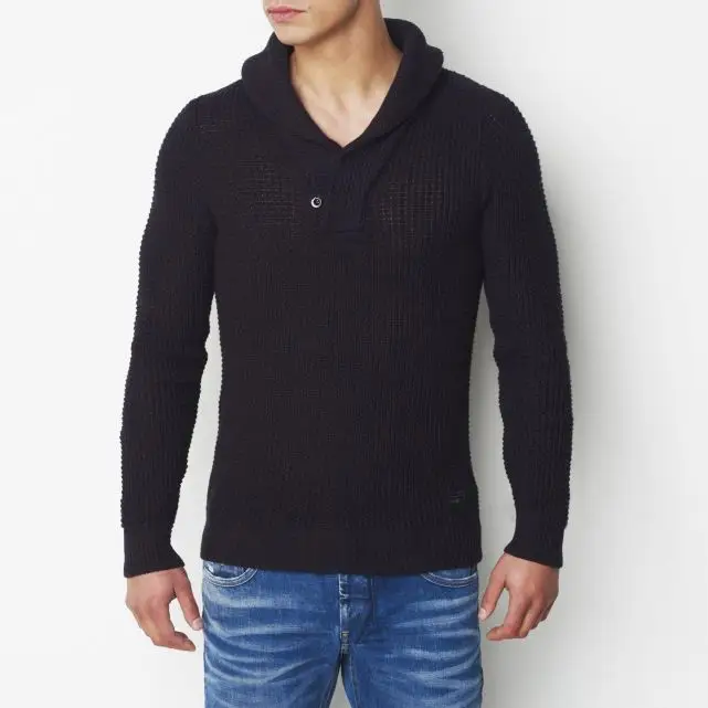 Pull col châle pur coton G Star - Pull Homme La Redoute