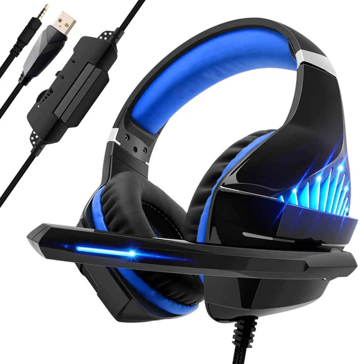 Casque pas cher - Beexcellent Casque de Gaming avec Microphone pour PS4 PC Xbox One...