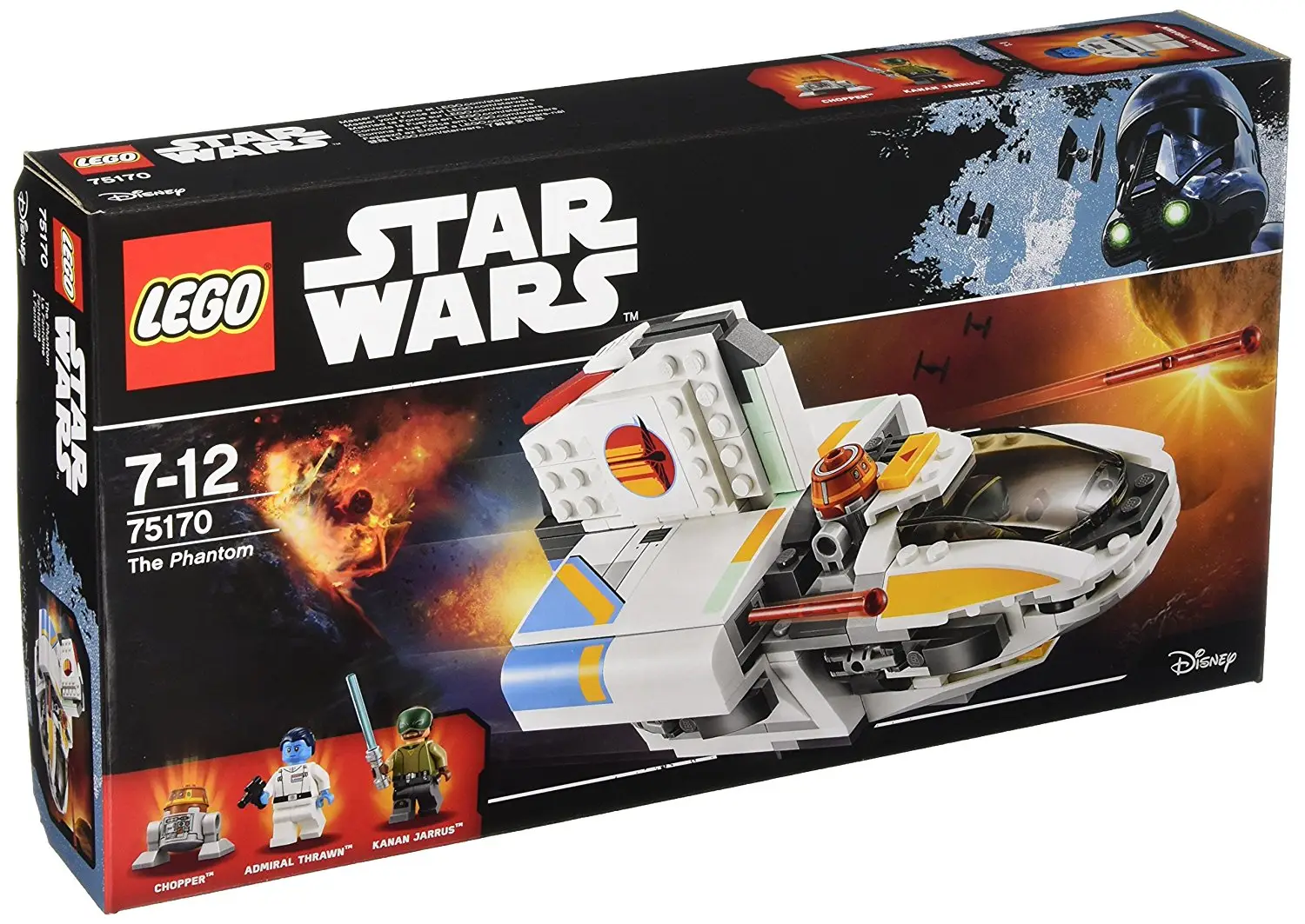 Jeu de Construction LEGO - Star Wars -  Le Fantôme, Jeu pas cher Amazon
