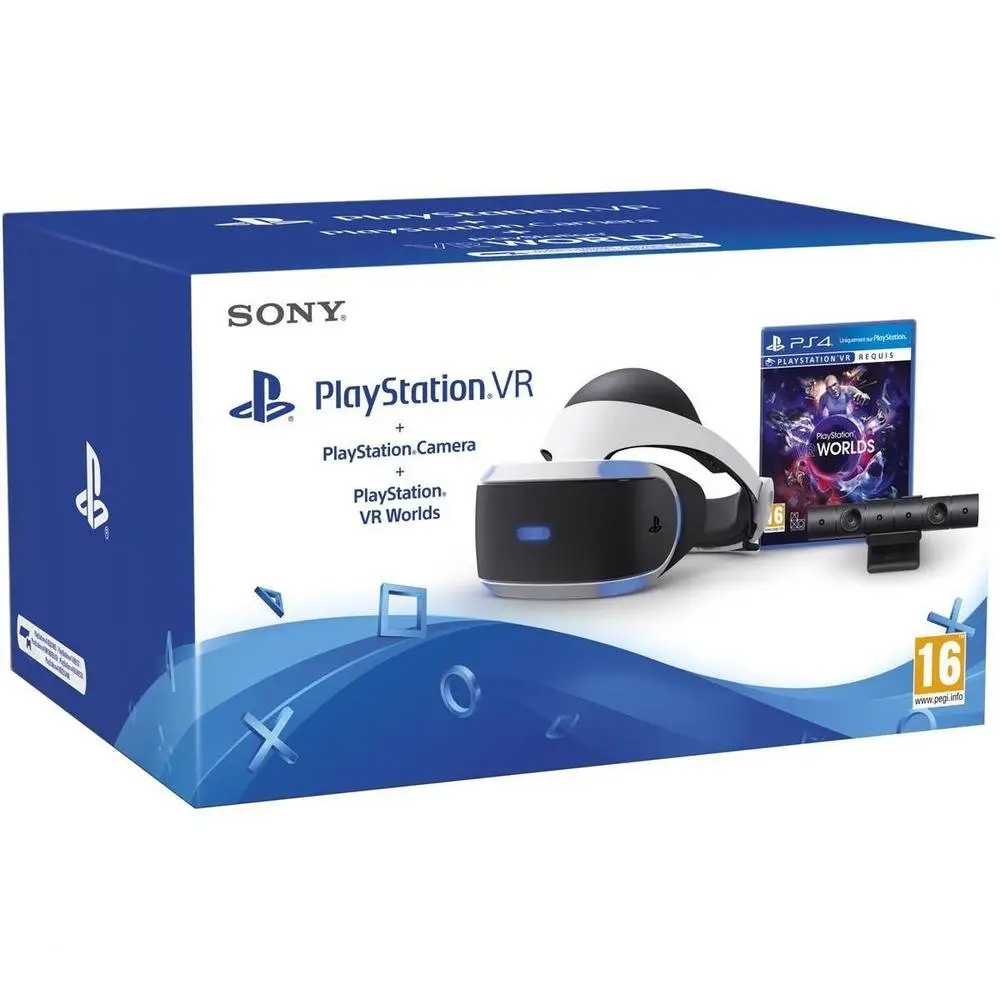 PlayStation VR + Caméra V2 + VR Worlds (Digital)