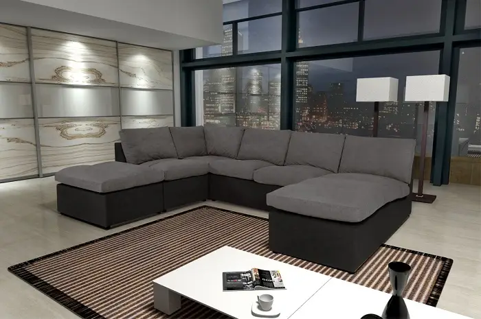 Modern Sofa Canapé Avanti 8 places modulable