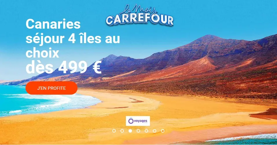 Séjour Canaries Carrefour Voyages