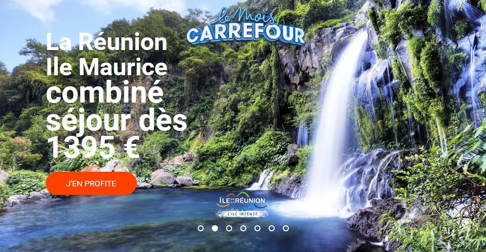 Carrefour Voyages La Reunion - Ile Maurice Combiné Séjour