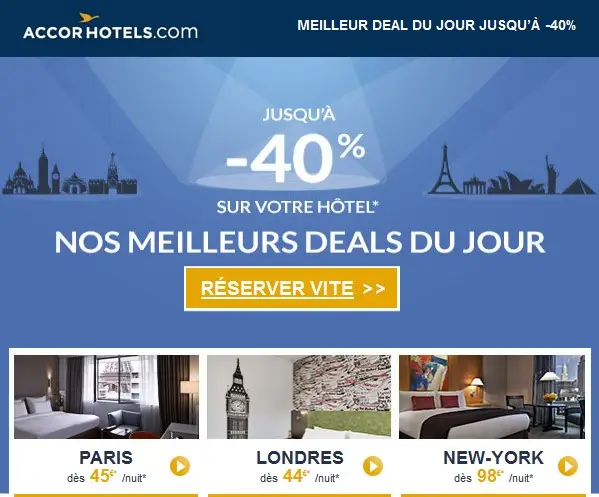 Accor Hotels pas cher