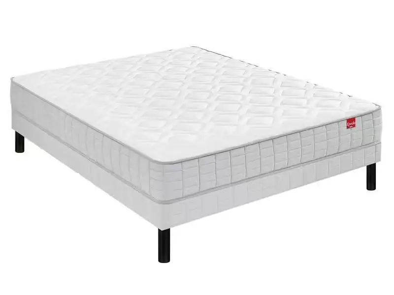 Matelas + sommier Ressorts EPEDA PACK SELECTION 140x190 cm pas cher - Literie Conforama