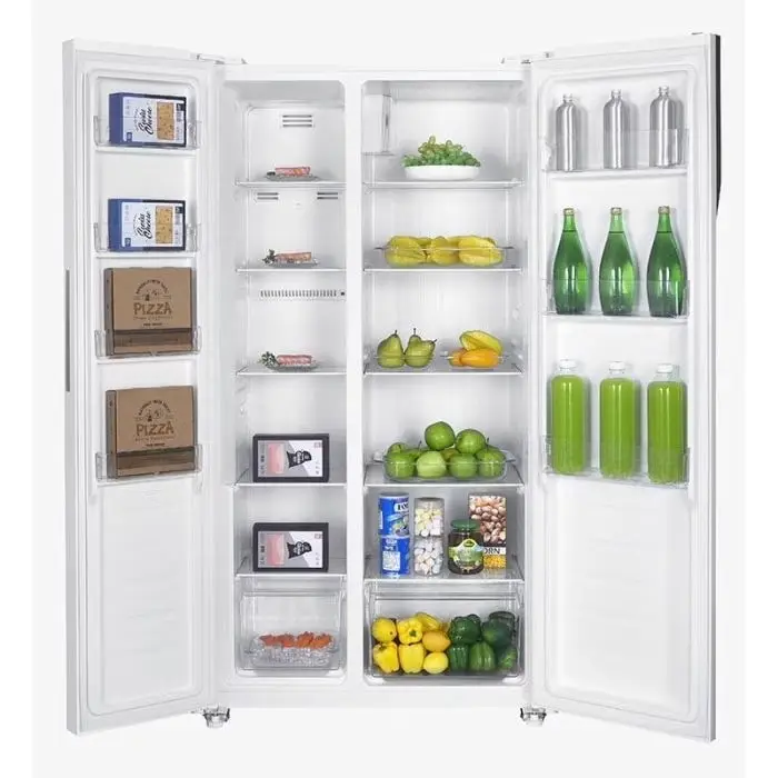 Réfrigérateur américain VALBERG SBS 442 E W742C 442 Litres pas cher - Réfrigérateur Electro Dépôt