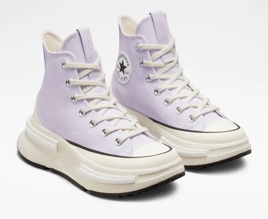 CONVERSE Run Star Legacy CX Seasonal Color Baskets Montantes Violet vapeur/Noir/Aigrette - Baskets Femme Converse