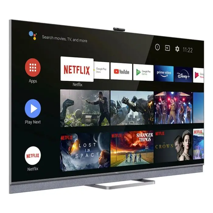 TV QLED TCL 55C825 139 cm Android UHD 4K TV pas cher - Téléviseur Electro Dépôt