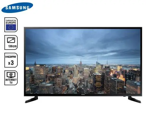 Téléviseur Ultra HD 4K 138 cm SAMSUNG UE55JU6000, Téléviseur 4K Conforama