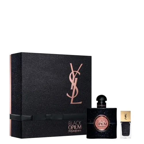 Coffret Black Opium Eau de Parfum Yves Saint Laurent - Coffret Cadeaux Nocibé