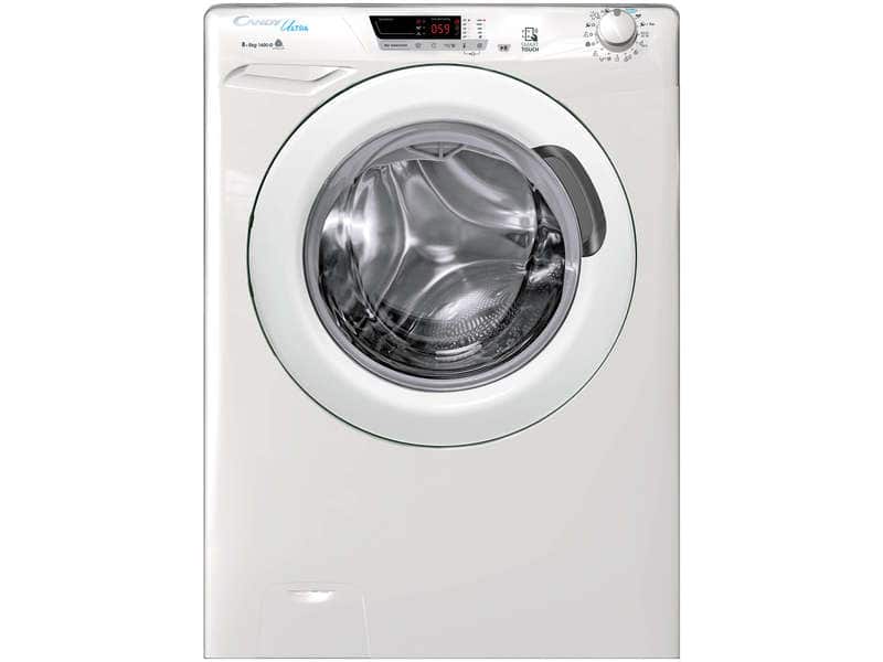 Lave linge séchant ouverture hublot CANDY HCUW4852DWE/1-47 8/5 kg pas cher - Soldes Lave Linge Conforama