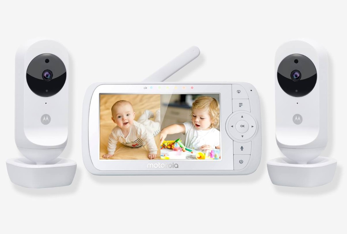 Babyphone vidéo sans fil VM 35-2 Twin MOTOROLA blanc - Babyphone Vertbaudet