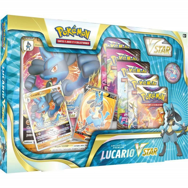 Carte Pokémon Coffret Lucario-VStar pas cher - Jouets PicWicToys