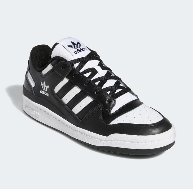 ADIDAS FORUM LOW CL Baskets Basses Core Black/Cloud White - Baskets Femme Adidas