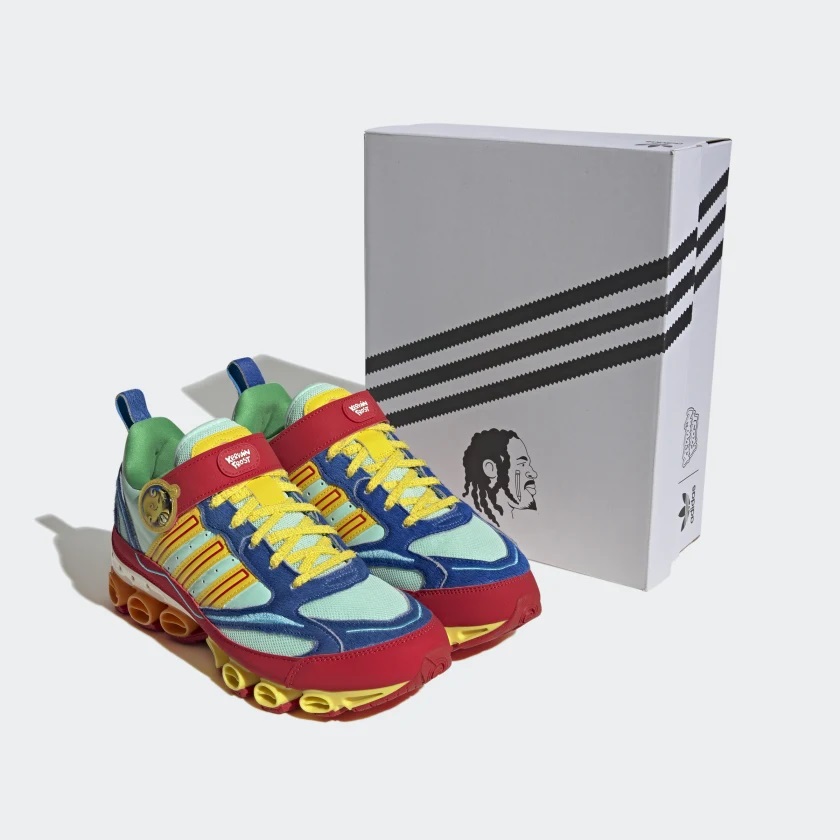 ADIDAS ORIGINALS Kerwin Frost Strap Microbounce Baskets Basses Multicolor/Yellow/Scarlet - Baskets Homme Adidas