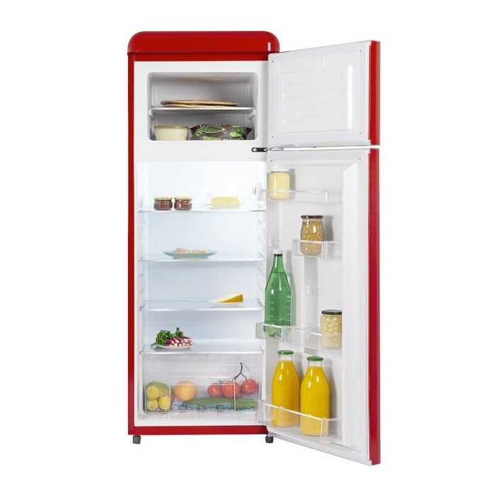 Réfrigérateur 2 portes SCHNEIDER SCDD208VR rouge