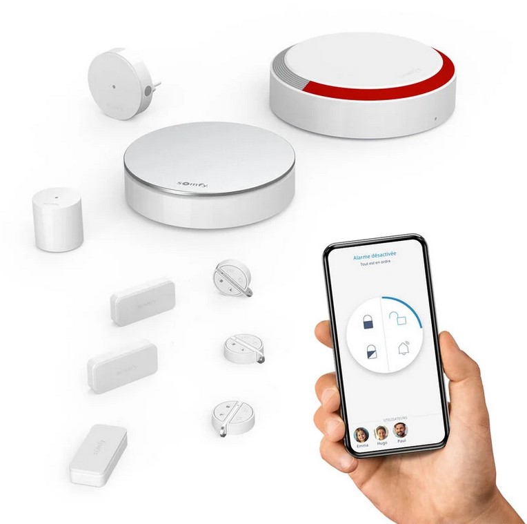 Somfy Home Alarm Plus Système d'alarme sans fil connectée