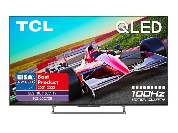 TV QLED TCL 55C727 139 cm UHD 4K Android TV pas cher - Téléviseur Electro Dépôt