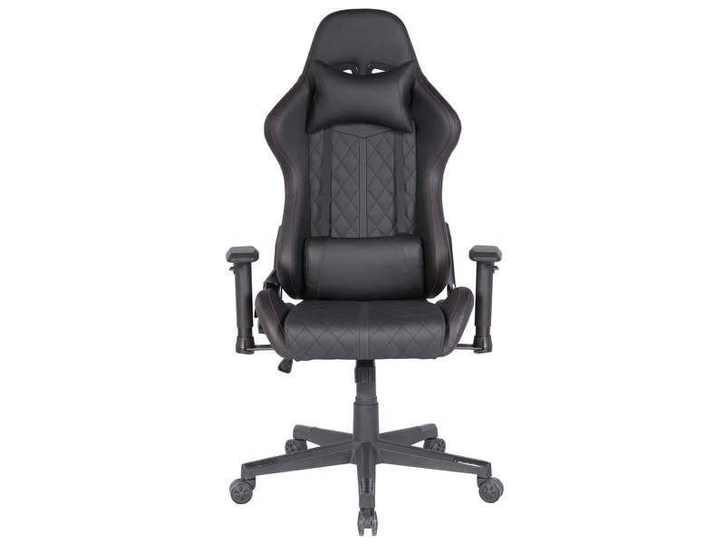 Fauteuil GAMING BLACK HAWK coloris noir pas cher - Fauteuil de bureau Conforama