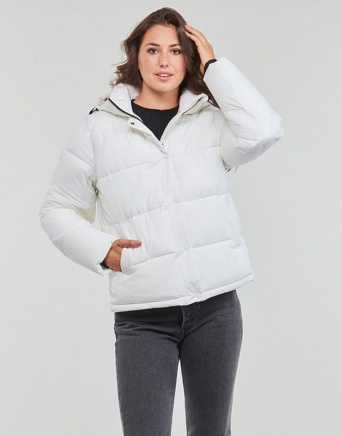 ONLY Doudoune ONLANN PREMIUM PUFFER JKT REGULAR OTW Blanc pas cher - Doudoune Femme Spartoo