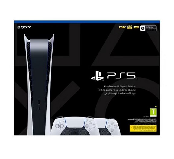 Console SONY PS5 digitale + manette Dualsense blanche pas cher - Console de jeux Electro Dépôt 