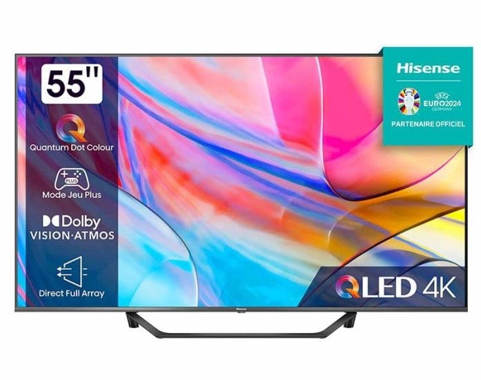 TV QLED HISENSE 55A7KQ 139 cm Smart TV
