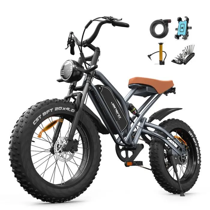 JANSNO Vélo électrique X50 750W 45 km/h Autonomie jusqu’à 120Km Noir pas cher - Vélo Électrique Cdiscount