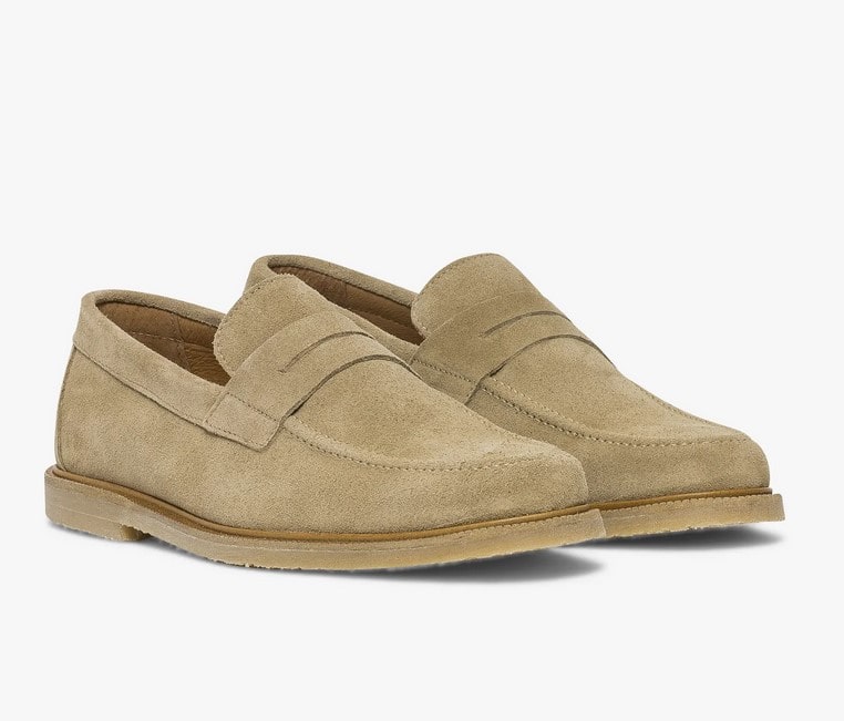 Mocassin SAUL BOCAGE Beige - Mocassins Homme Bocage