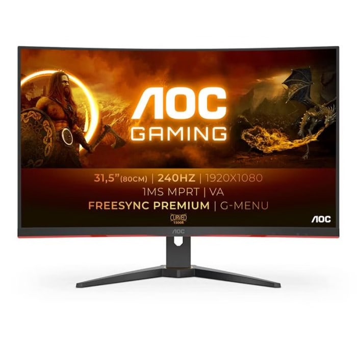 Ecran PC Gamer incurvé AOC C32G2ZE 32'' 240HZ