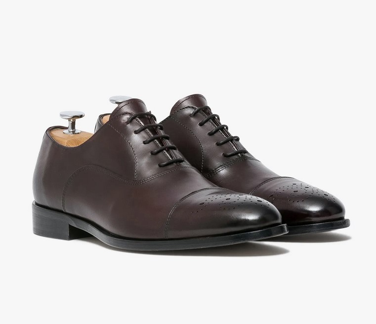 Richelieu GATSBY Bocage Lie de Vin en cuir - Chaussures Homme Bocage