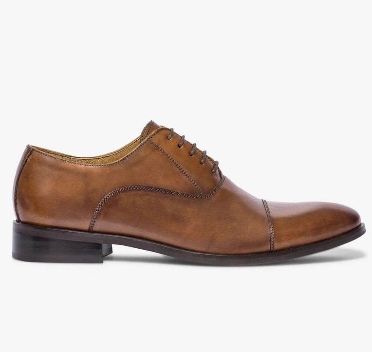 Richelieu LENNY Bocage Cognac en cuir à lacets - Chaussures Homme Bocage