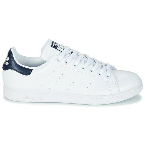 Adidas Originals STAN SMITH ECO-RESPONSABLE Baskets Basses Blanc/Marine - Baskets Femme Spartoo