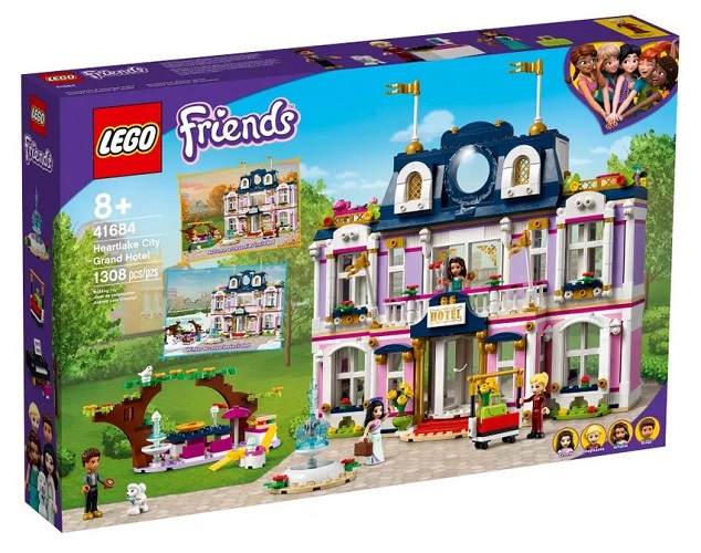 LEGO® Friends Le Grand Hôtel de Heartlake City 41684 pas cher - Jouets Picwictoys