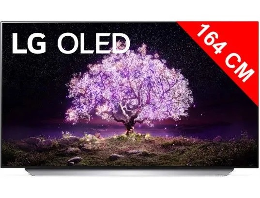 TV OLED LG OLED65C15LA 164 cm 4K UHD pas cher - Téléviseur Rakuten
