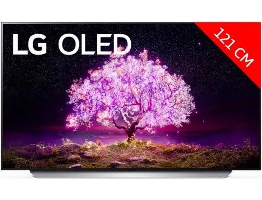 TV OLED LG OLED48C15LA 121 cm 4K pas cher - Téléviseur Rakuten