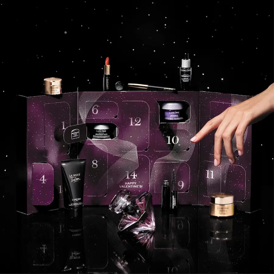 Lancôme La Nuit Trésor Coffret Love Calendar : Calendrier de l'Avent Nocibé