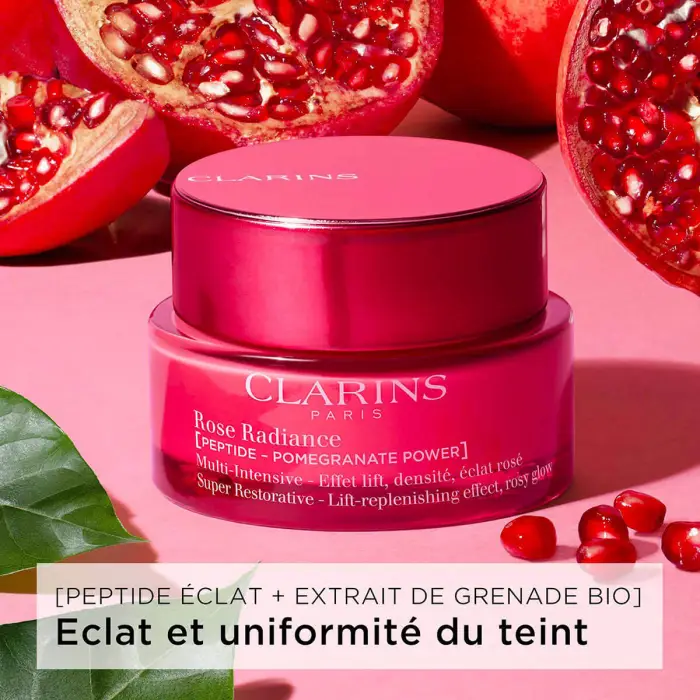 Crème Visage CLARINS Multi-Intensive Rose Radiance : Un Éclat Jeunesse Retrouvé