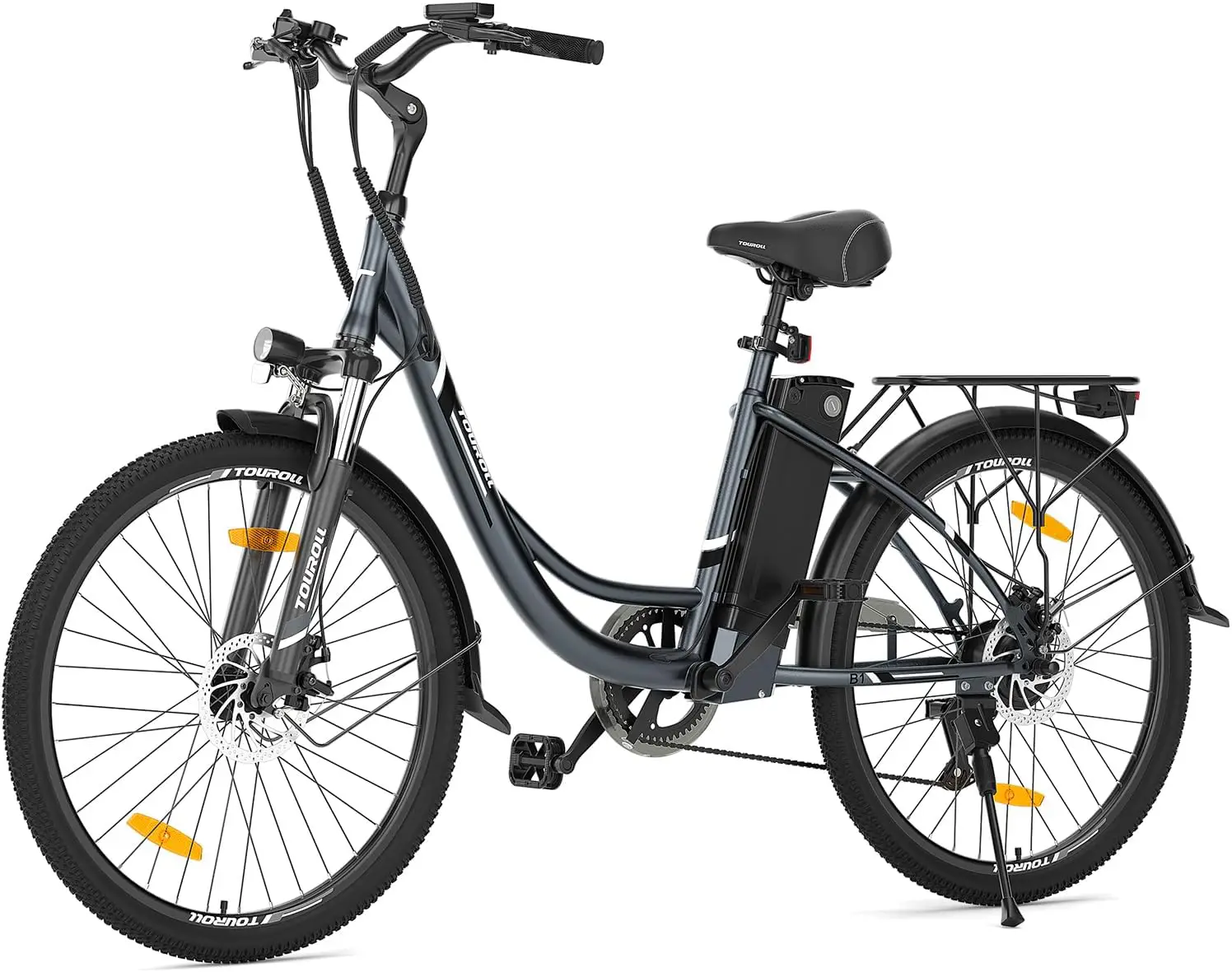 Vélo électrique TOUROLL B1 25km/h Max Autonomie 90 km pas cher : Réduction -13%